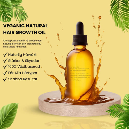 Veganic natural hair growth oil